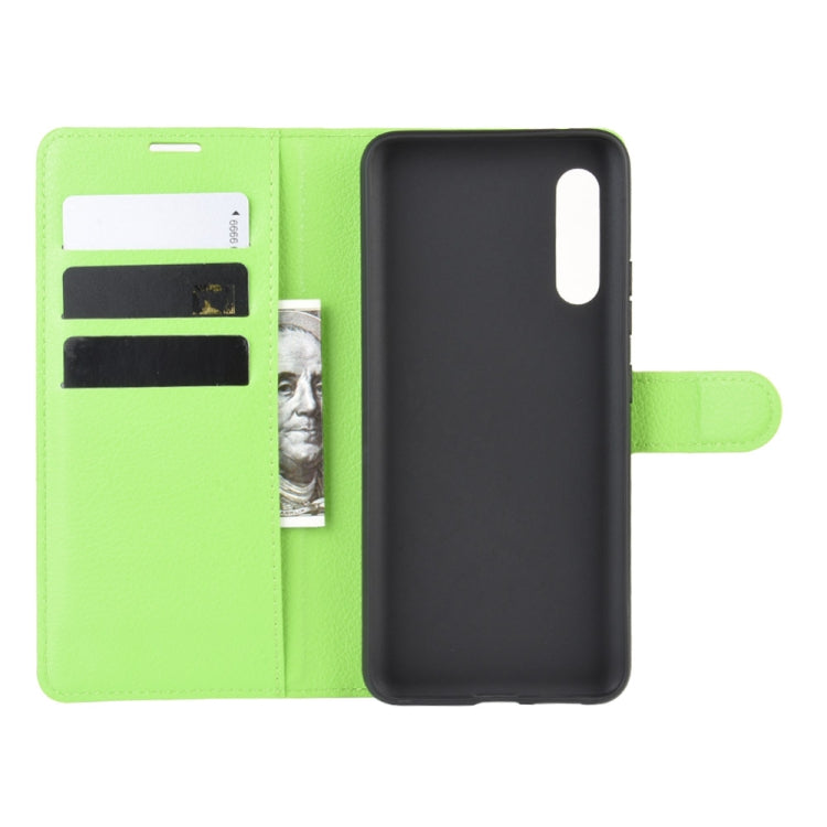 For Galaxy A90 5G Litchi Texture Horizontal Flip Leather Case with Wallet & Holder & Card Slots