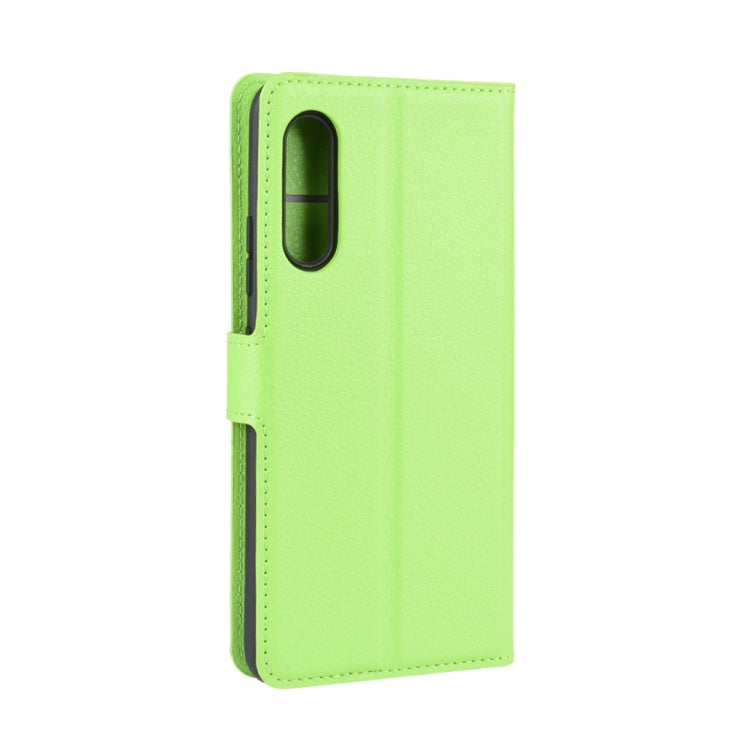 For Galaxy A90 5G Litchi Texture Horizontal Flip Leather Case with Wallet & Holder & Card Slots