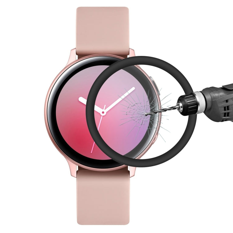 For Galaxy Watch Active 2 40mm ENKAY Hat-prince 3D Full Screen Soft TPU Edge + Soft Glass HD Screen Protector Film