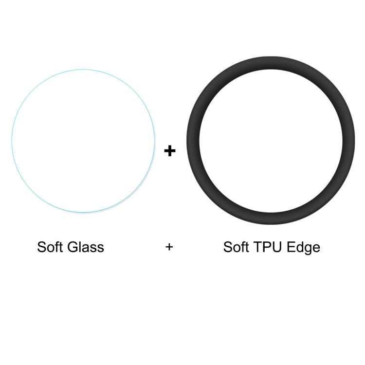 For Galaxy Watch Active 2 44mm ENKAY Hat-prince 3D Full Screen Soft TPU Edge + Soft Glass HD Screen Protector Film