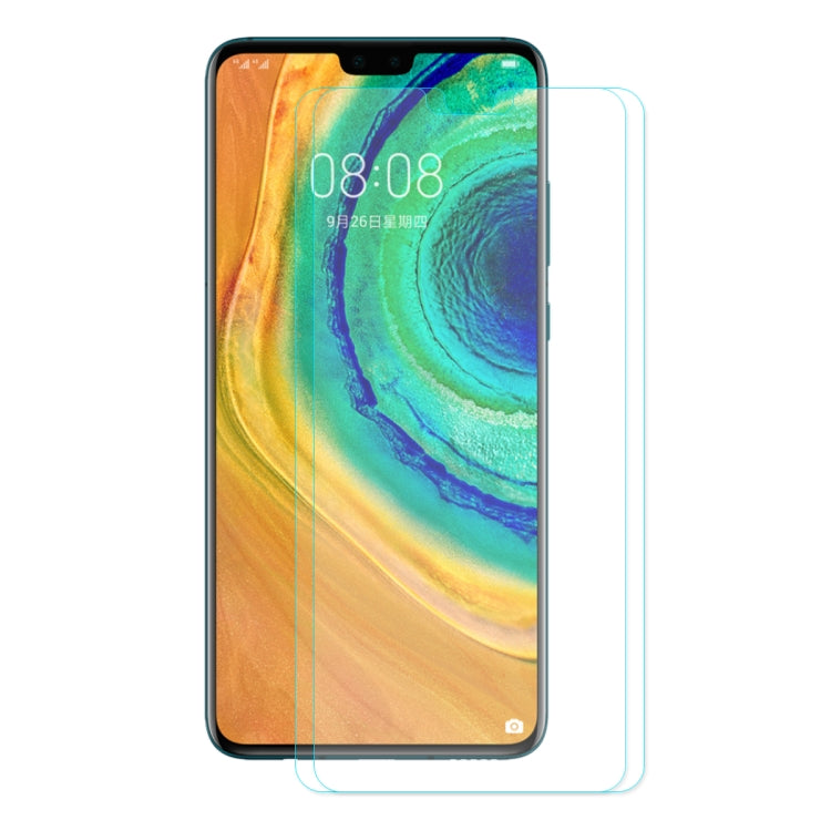 2 PCS ENKAY Hat-prince 0.26mm 9H 2.5D Curved Edge Tempered Glass Film For HUAWEI Mate 30