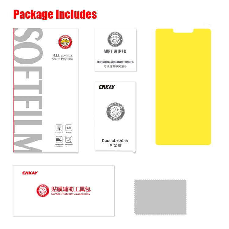 For HUAWEI Mate 30 Pro ENKAY Hat-Prince 0.1mm 3D Full Screen Protector Explosion-proof Hydrogel Film
