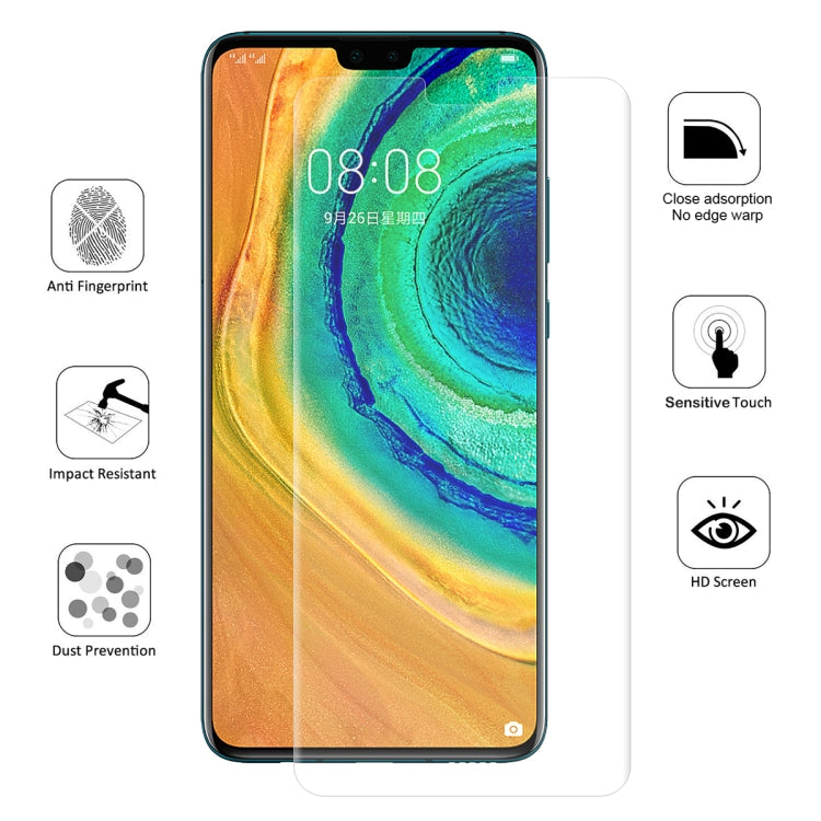 For HUAWEI Mate 30 ENKAY Hat-Prince 0.1mm 3D Full Screen Protector Explosion-proof Hydrogel Film
