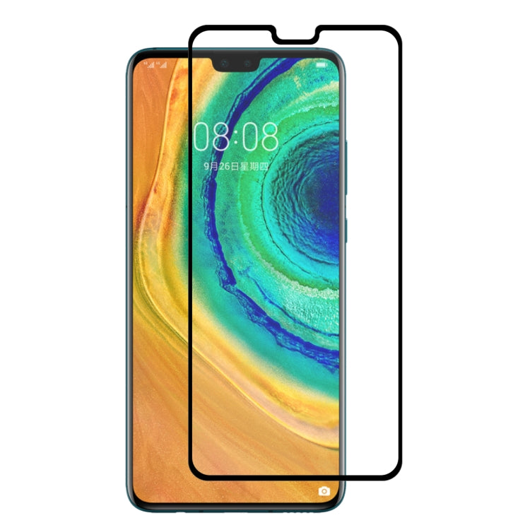 For Huawei Mate 30 ENKAY Hat-prince Full Glue 0.26mm 9H 2.5D Tempered Glass Full Coverage Film