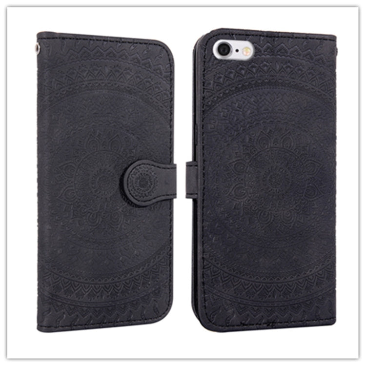 For iPhone 6 Pressed Printing Pattern Horizontal Flip PU Leather Case , with Holder & Card Slots & Wallet & & Lanyard
