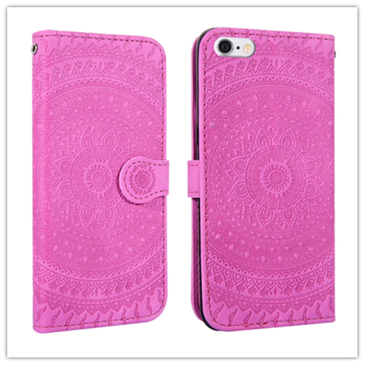 For iPhone 6s Plus Pressed Printing Pattern Horizontal Flip PU Leather Case , with Holder & Card Slots & Wallet & & Lanyard