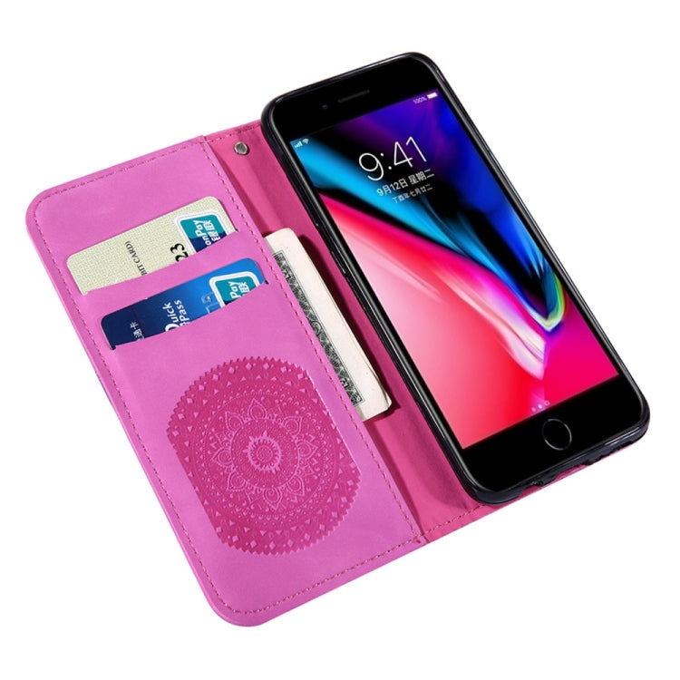 For iPhone 6s Plus Pressed Printing Pattern Horizontal Flip PU Leather Case , with Holder & Card Slots & Wallet & & Lanyard