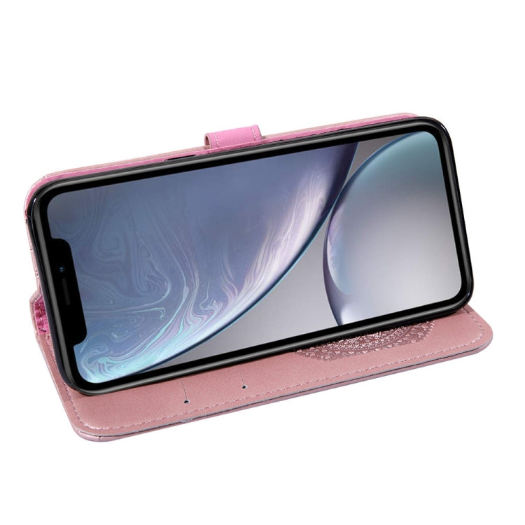 For iPhone X / XS Pressed Printing Pattern Horizontal Flip PU Leather Case , with Holder & Card Slots & Wallet & & Lanyard