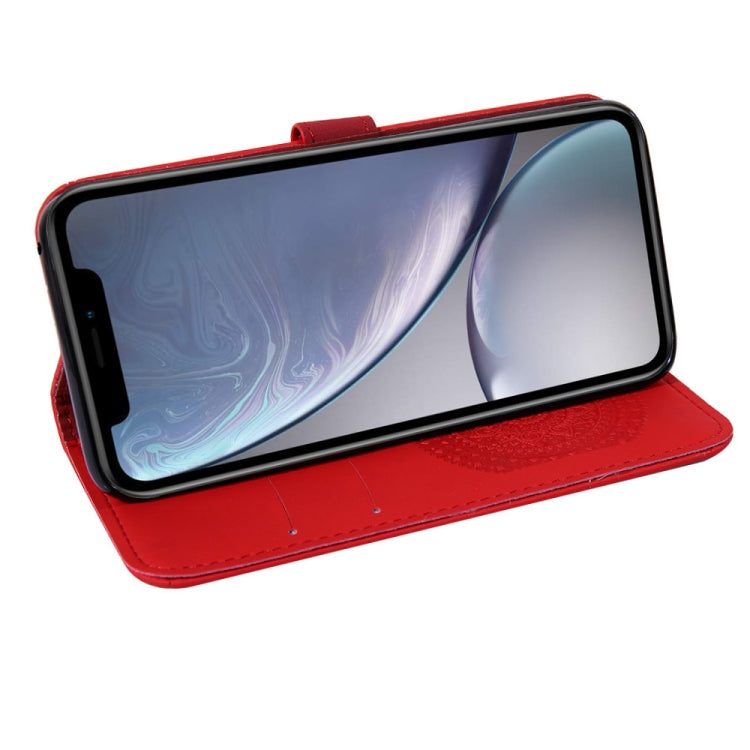 For iPhone XS Max Pressed Printing Pattern Horizontal Flip PU Leather Case , with Holder & Card Slots & Wallet & & Lanyard