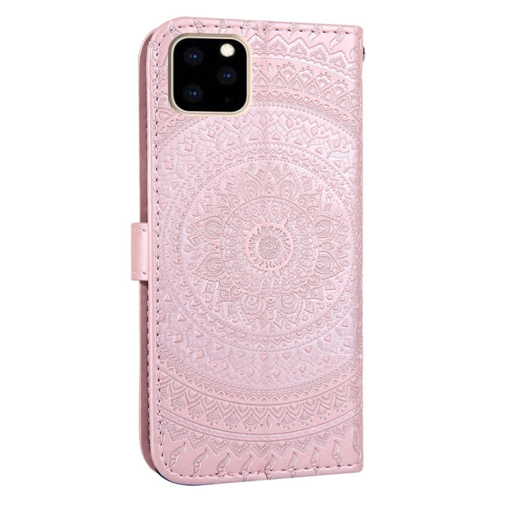 For iPhone 11 Pro For iPhone 11  Pro Pressed Printing Pattern Horizontal Flip PU Leather Case , with Holder & Card Slots & Wallet & & Lanyard
