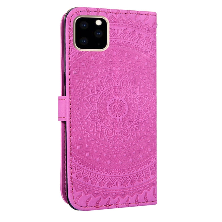 For iPhone 11 Pro For iPhone 11  Pro Pressed Printing Pattern Horizontal Flip PU Leather Case , with Holder & Card Slots & Wallet & & Lanyard