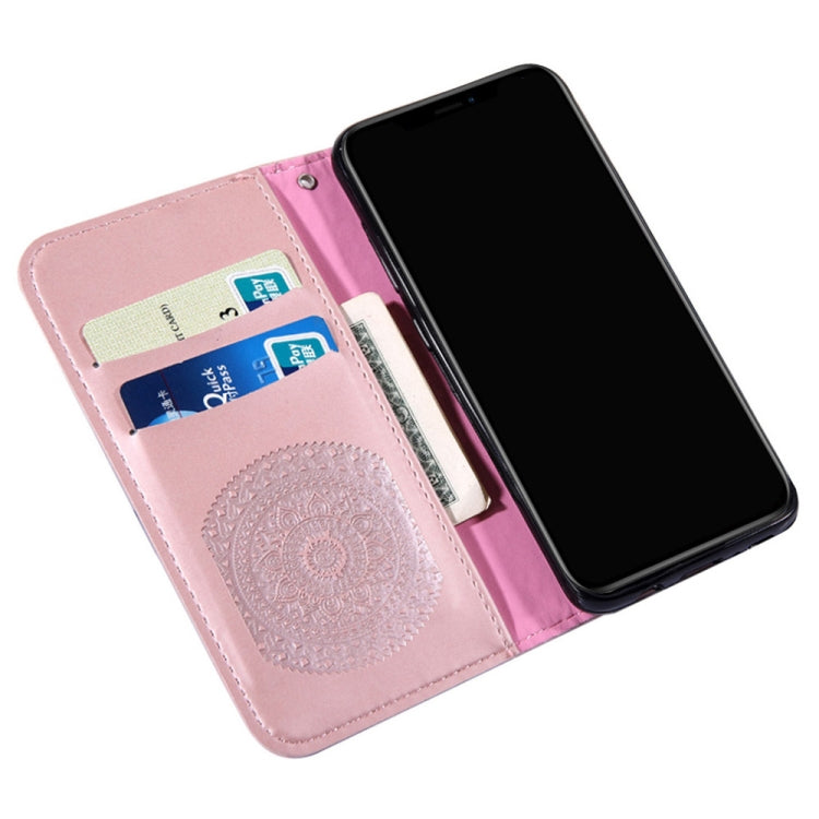 For iPhone 11 Pressed Printing Pattern Horizontal Flip PU Leather Case , with Holder & Card Slots & Wallet & & Lanyard