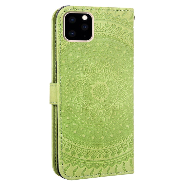 For iPhone 11 Pressed Printing Pattern Horizontal Flip PU Leather Case , with Holder & Card Slots & Wallet & & Lanyard