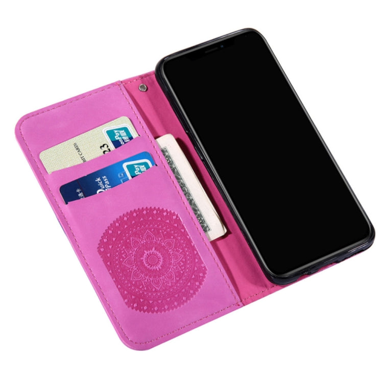 For iPhone 11 Pressed Printing Pattern Horizontal Flip PU Leather Case , with Holder & Card Slots & Wallet & & Lanyard