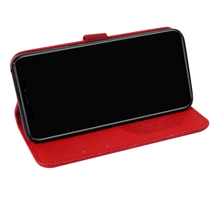 For iPhone 11 Pressed Printing Pattern Horizontal Flip PU Leather Case , with Holder & Card Slots & Wallet & & Lanyard