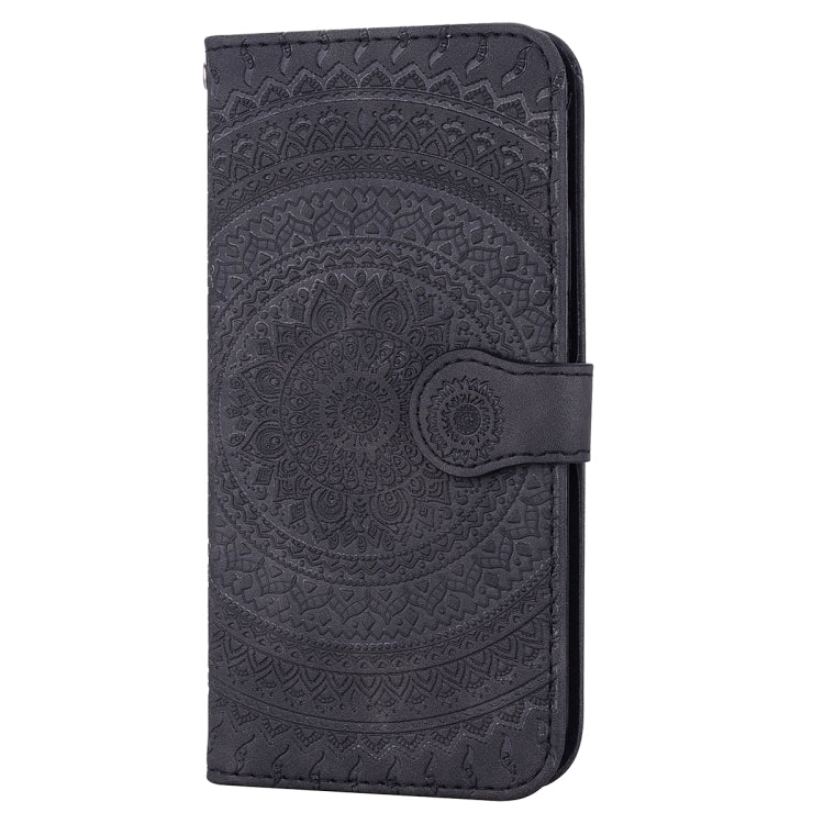 For iPhone 11 Pressed Printing Pattern Horizontal Flip PU Leather Case , with Holder & Card Slots & Wallet & & Lanyard