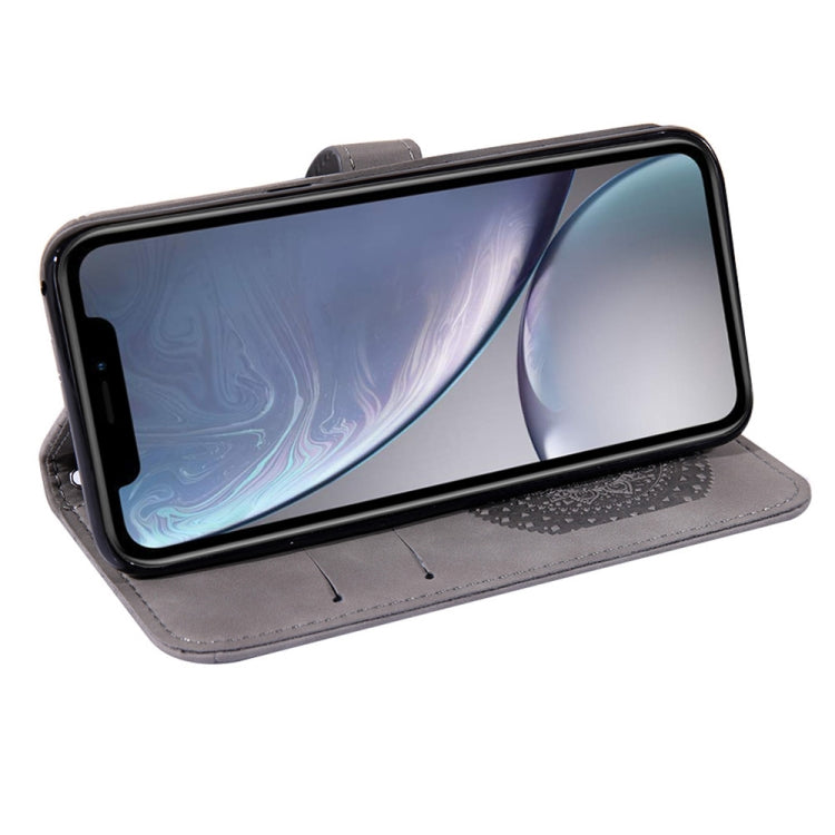 For iPhone XR Pressed Printing Pattern Horizontal Flip PU Leather Case  with Holder & Card Slots & Wallet & Lanyard
