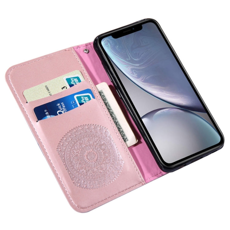 For iPhone XR Pressed Printing Pattern Horizontal Flip PU Leather Case  with Holder & Card Slots & Wallet & Lanyard