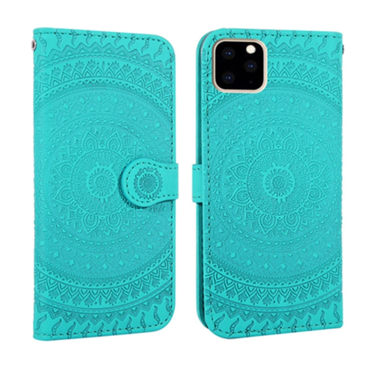 For iPhone 11 Pro Max iPhone 11 Pro Max Pressed Printing Pattern Horizontal Flip PU Leather Case , with Holder & Card Slots & Wallet & & Lanyard