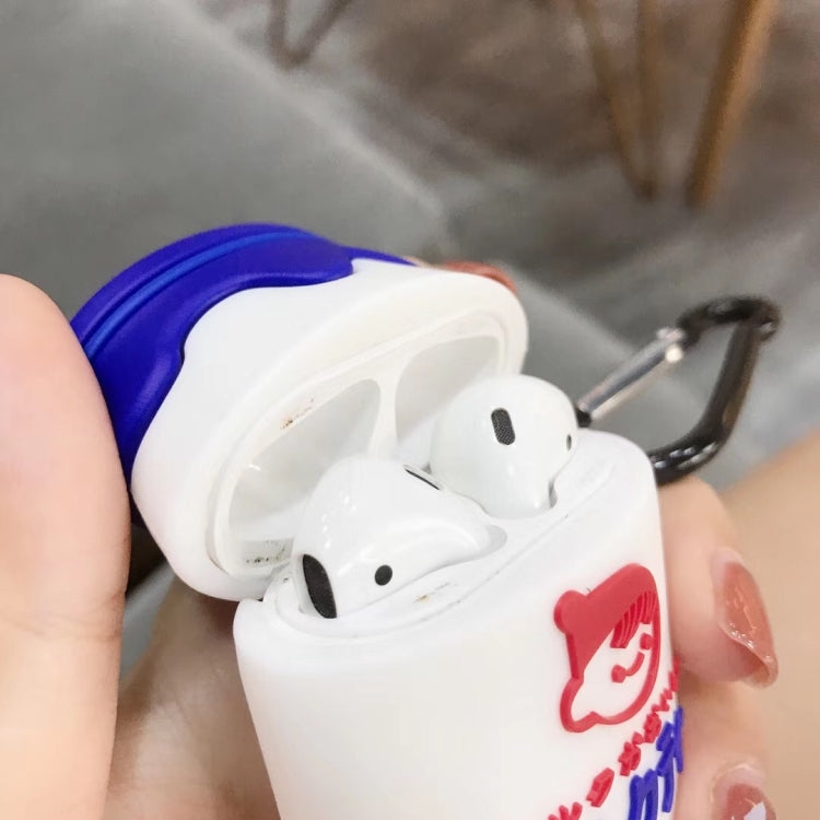 For Apple AirPods 1/2 Generation Universal Wireless Milk Bluetooth Headphone Protective Case