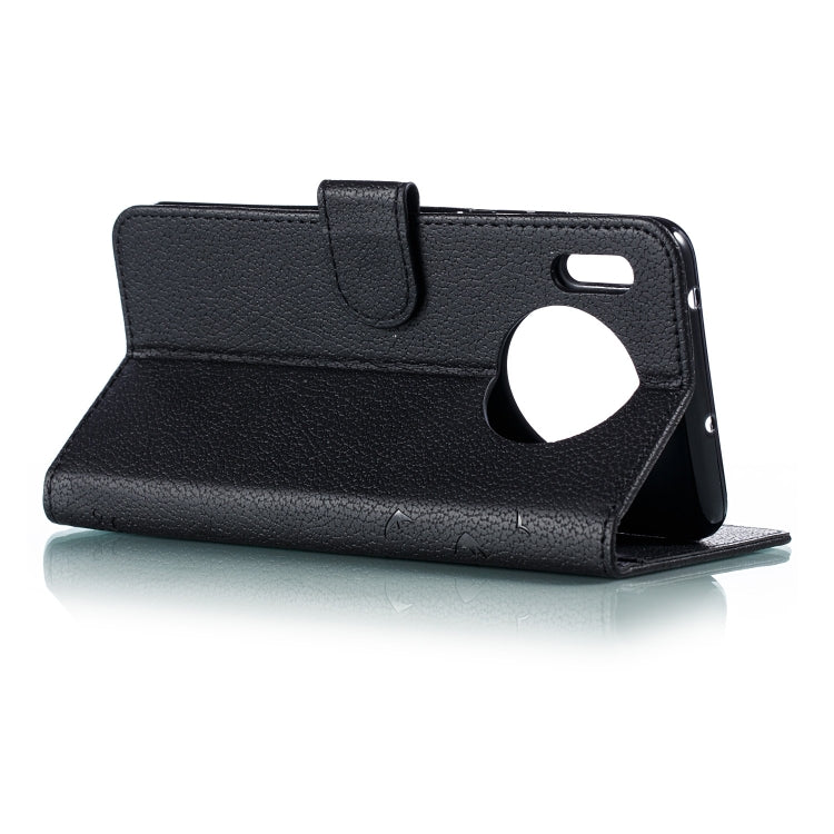 Feather Pattern Litchi Texture Horizontal Flip Leather Case with Wallet & Holder & Card Slots For Huawei Mate 30