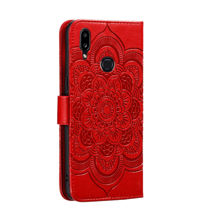 For Galaxy A10s Mandala Embossing Pattern Horizontal Flip Leather Case , with Holder & Card Slots & Wallet & Photo Frame & Lanyard