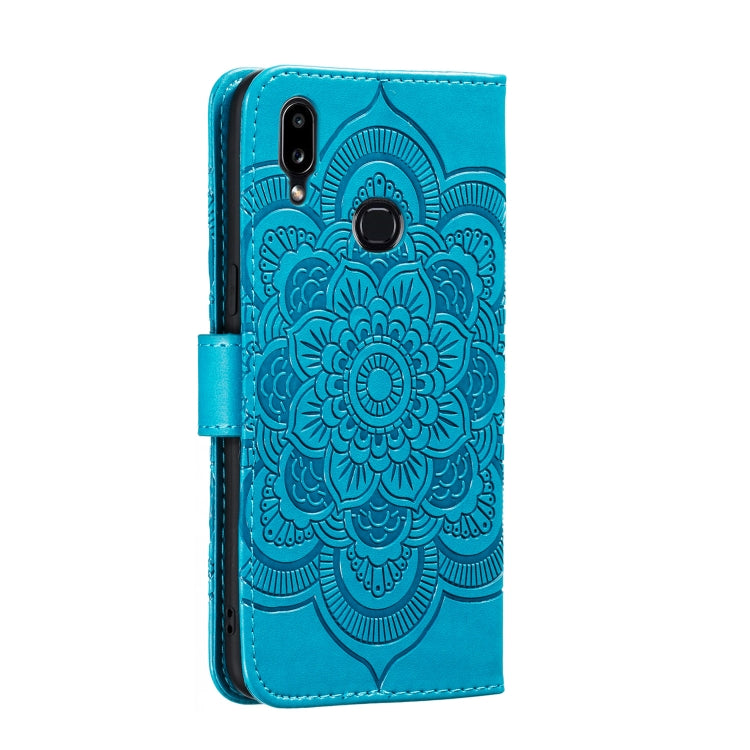 For Galaxy A10s Mandala Embossing Pattern Horizontal Flip Leather Case , with Holder & Card Slots & Wallet & Photo Frame & Lanyard