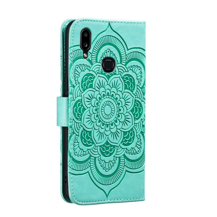 For Galaxy A10s Mandala Embossing Pattern Horizontal Flip Leather Case , with Holder & Card Slots & Wallet & Photo Frame & Lanyard