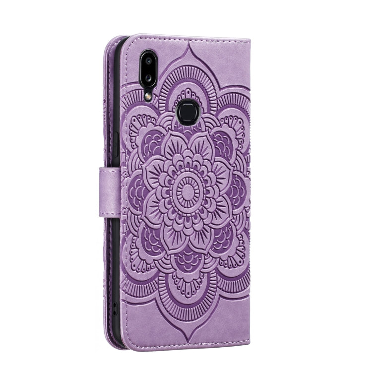 For Galaxy A10s Mandala Embossing Pattern Horizontal Flip Leather Case , with Holder & Card Slots & Wallet & Photo Frame & Lanyard