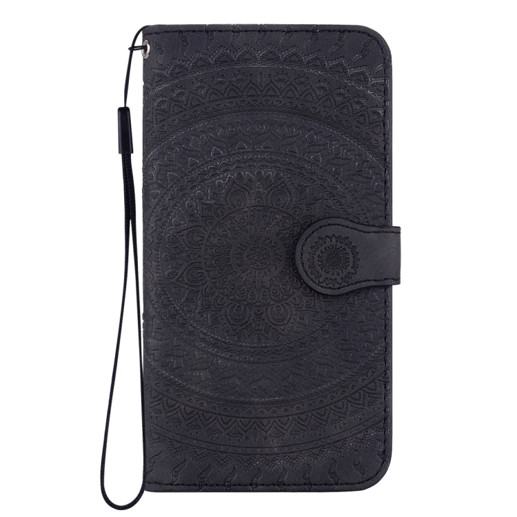 For Huawei P20 Pressed Printing Pattern Horizontal Flip PU Leather Case with Holder & Card Slots & Wallet & & Lanyard