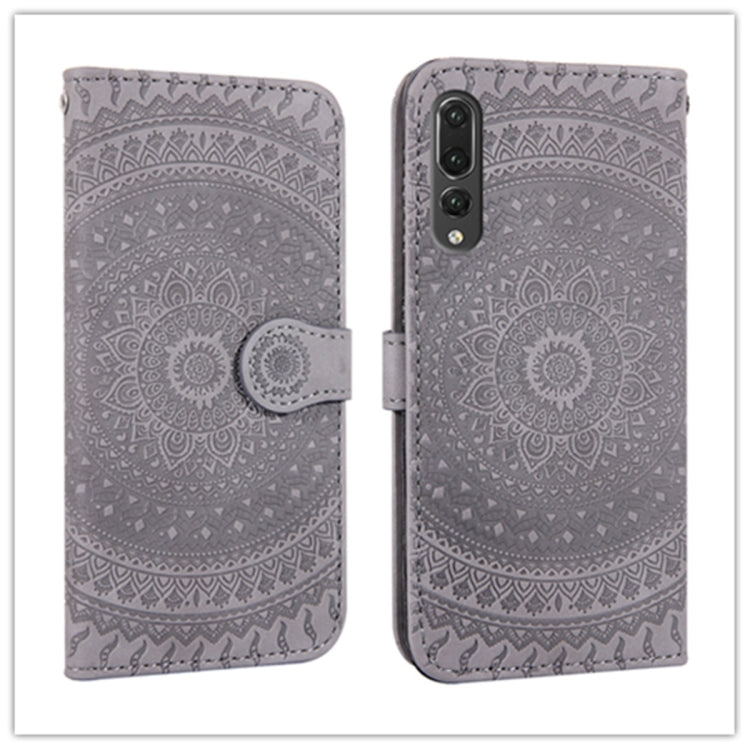 For Huawei P20 Pro Pressed Printing Pattern Horizontal Flip PU Leather Case with Holder & Card Slots & Wallet & & Lanyard