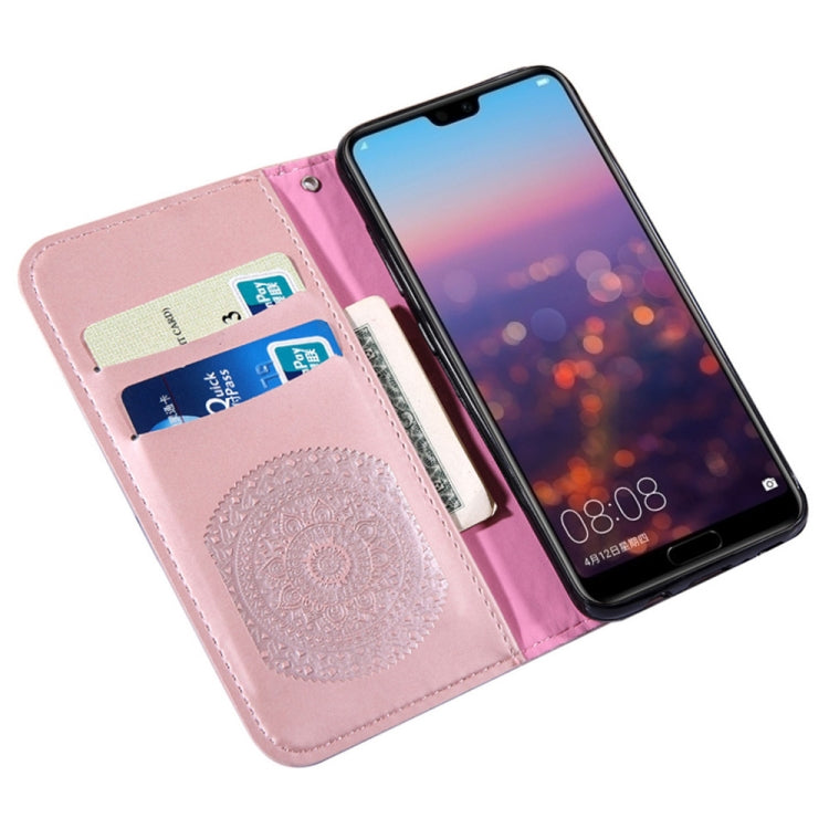 For Huawei P20 Pro Pressed Printing Pattern Horizontal Flip PU Leather Case with Holder & Card Slots & Wallet & & Lanyard
