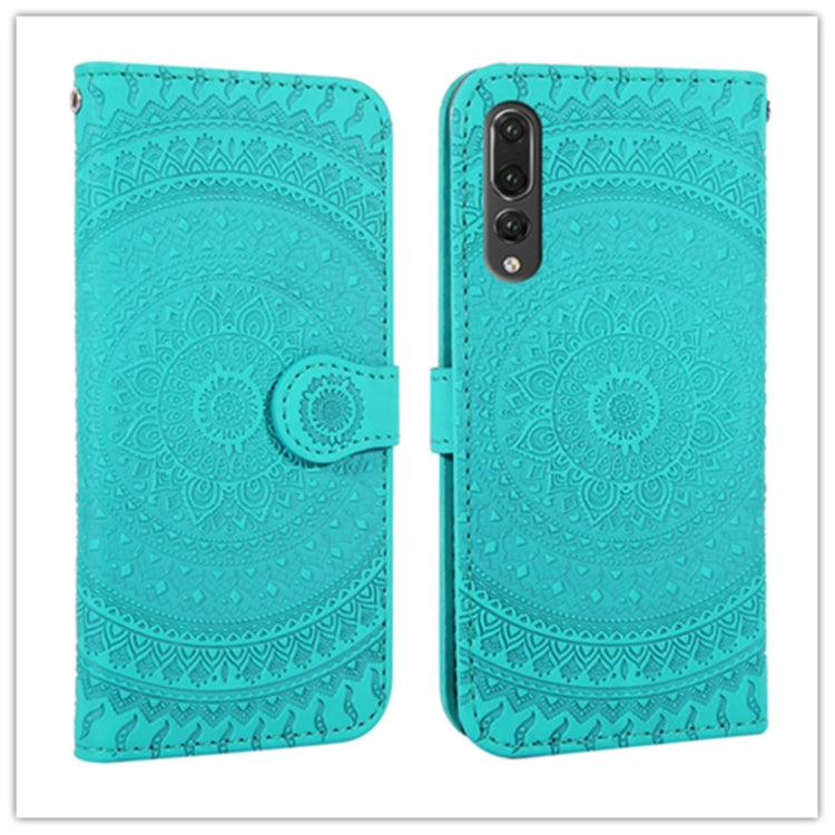 For Huawei P20 Pro Pressed Printing Pattern Horizontal Flip PU Leather Case with Holder & Card Slots & Wallet & & Lanyard