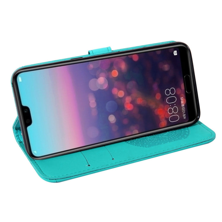 For Huawei P20 Pro Pressed Printing Pattern Horizontal Flip PU Leather Case with Holder & Card Slots & Wallet & & Lanyard