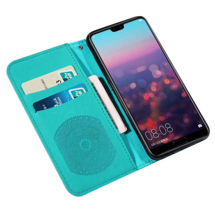 For Huawei P20 Pro Pressed Printing Pattern Horizontal Flip PU Leather Case with Holder & Card Slots & Wallet & & Lanyard