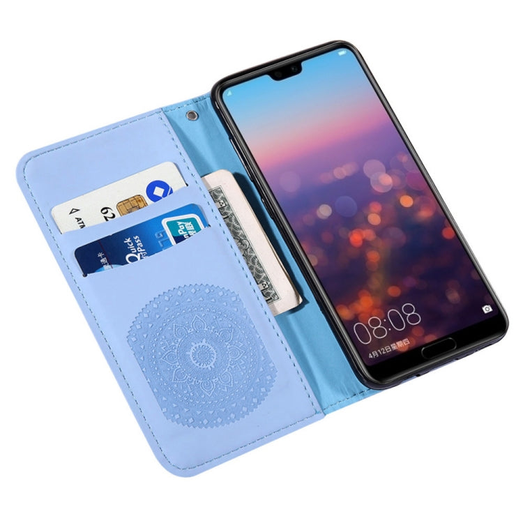 For Huawei P20 Pro Pressed Printing Pattern Horizontal Flip PU Leather Case with Holder & Card Slots & Wallet & & Lanyard
