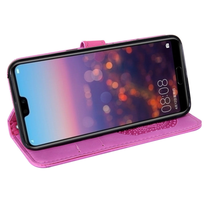 For Huawei P20 Pro Pressed Printing Pattern Horizontal Flip PU Leather Case with Holder & Card Slots & Wallet & & Lanyard