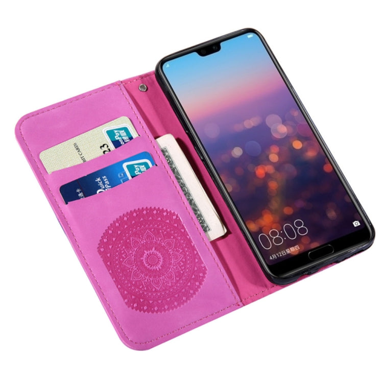 For Huawei P20 Pro Pressed Printing Pattern Horizontal Flip PU Leather Case with Holder & Card Slots & Wallet & & Lanyard