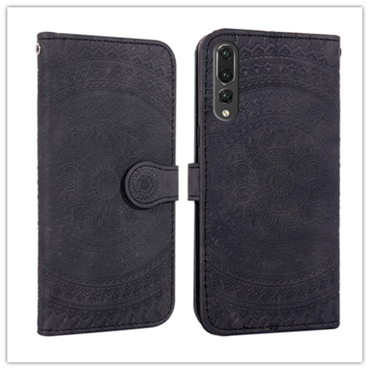 For Huawei P20 Pro Pressed Printing Pattern Horizontal Flip PU Leather Case with Holder & Card Slots & Wallet & & Lanyard