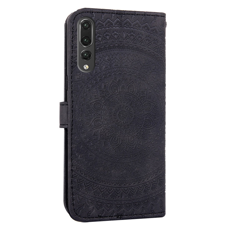 For Huawei P20 Pro Pressed Printing Pattern Horizontal Flip PU Leather Case with Holder & Card Slots & Wallet & & Lanyard