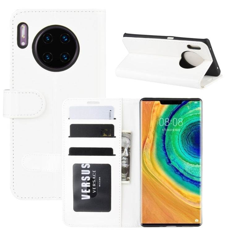 For Huawei Mate 30 Pro R64 Texture Single Fold Horizontal Flip Leather Case with Holder & Card Slots & Wallet