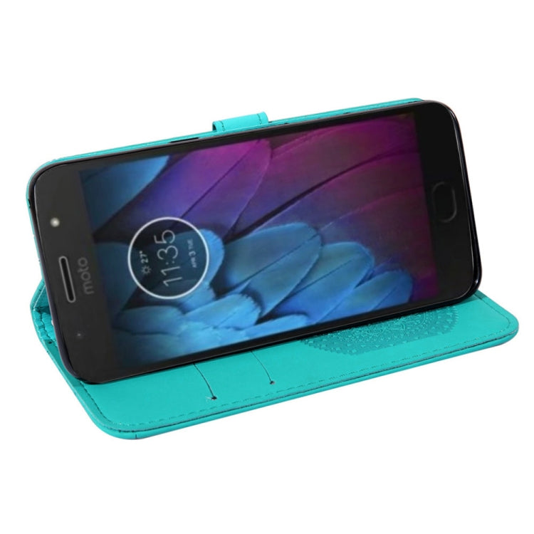 For Motorola  Moto E5 Pressed Printing Pattern Horizontal Flip PU Leather Case with Holder & Card Slots & Wallet & & Lanyard