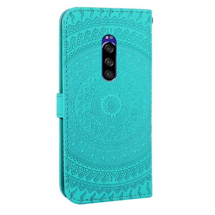 For  Sony Xperia XZ4 Pressed Printing Pattern Horizontal Flip PU Leather Case with Holder & Card Slots & Wallet & & Lanyard
