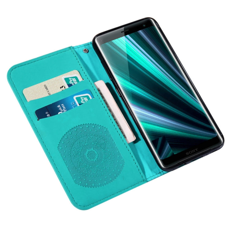 For  Sony Xperia XZ4 Pressed Printing Pattern Horizontal Flip PU Leather Case with Holder & Card Slots & Wallet & & Lanyard