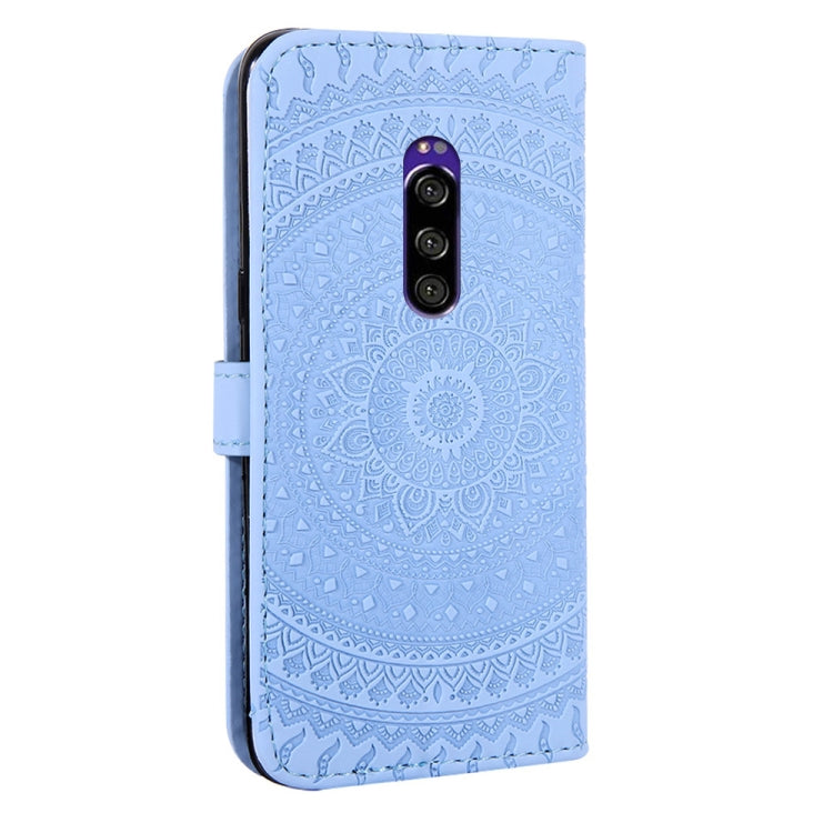 For  Sony Xperia XZ4 Pressed Printing Pattern Horizontal Flip PU Leather Case with Holder & Card Slots & Wallet & & Lanyard