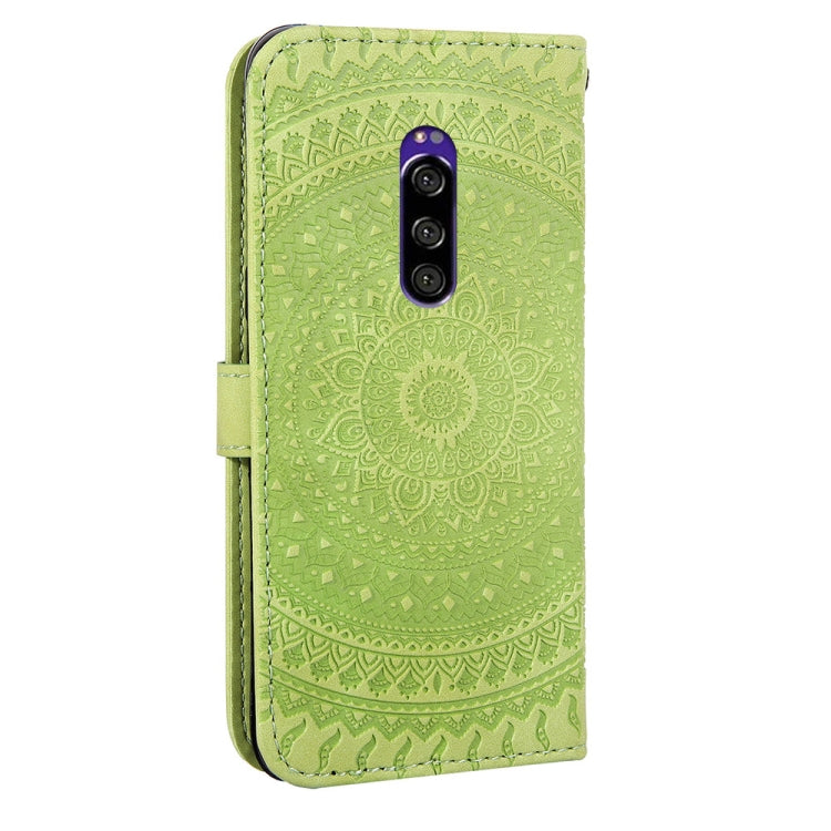 For  Sony Xperia XZ4 Pressed Printing Pattern Horizontal Flip PU Leather Case with Holder & Card Slots & Wallet & & Lanyard