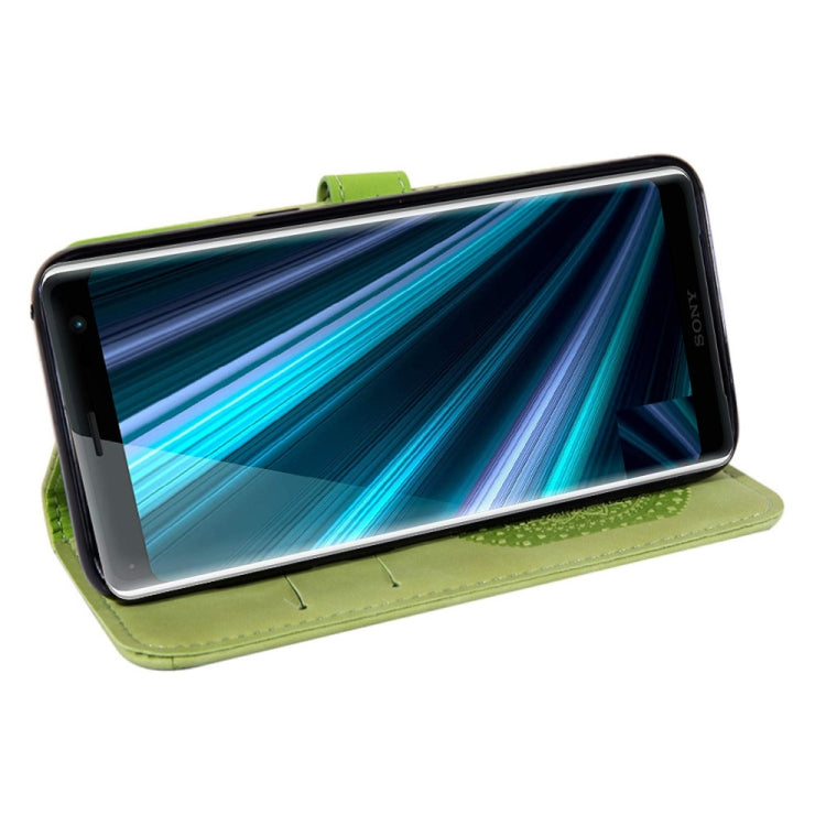 For  Sony Xperia XZ4 Pressed Printing Pattern Horizontal Flip PU Leather Case with Holder & Card Slots & Wallet & & Lanyard