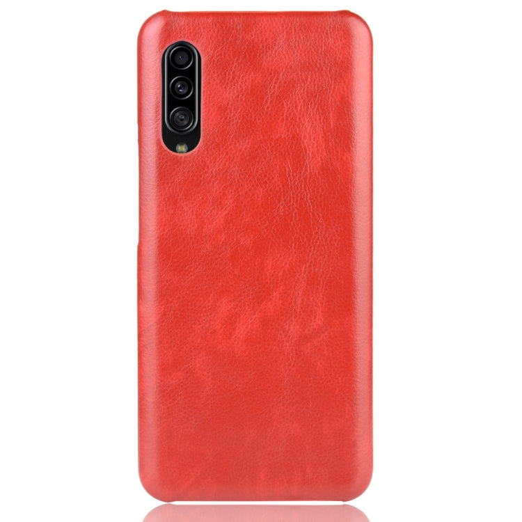 For Galaxy A90 5G Shockproof Litchi Texture PC + PU Case