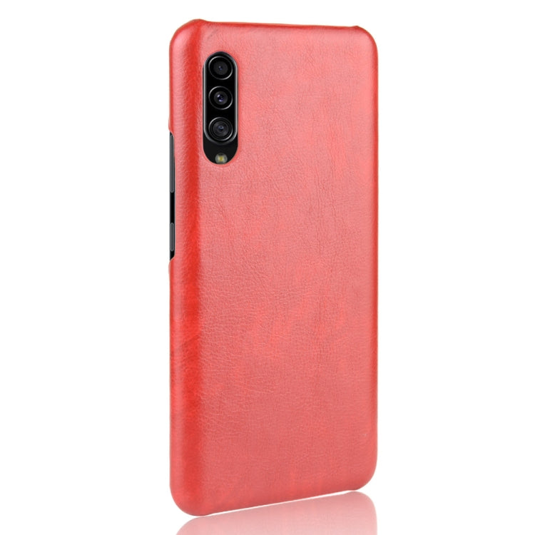 For Galaxy A90 5G Shockproof Litchi Texture PC + PU Case