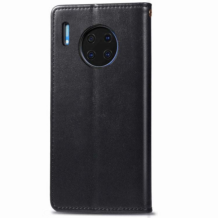 For HUAWEI Mate 30 Pro Hat-Prince Litchi Texture Horizontal Flip Leather Case with Card Slots